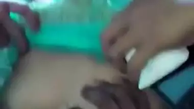 There's no problem for XXX Indian wife to pull sari up for loved man