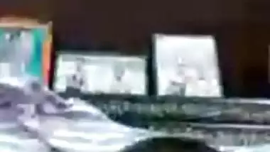 Bearded XXX buddy calls the married woman who shows him chest