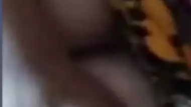 Hot wife exposing nude body curves to ex-lover