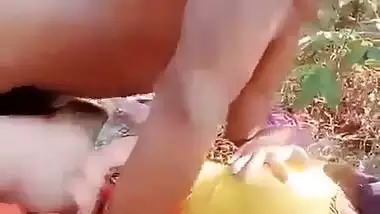 The Assamese girl enjoys outdoor sex on her farm