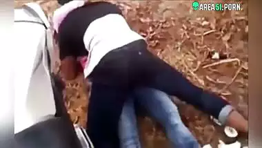 Cheating Desi wife caught moaning as she is fucked outdoor, mms sex leak