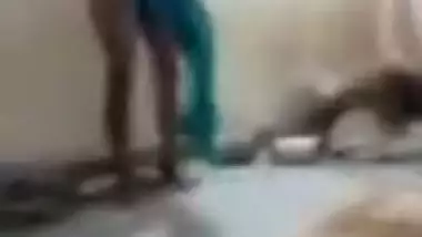 Horny college students use mature Desi whore's XXX cunt in turns