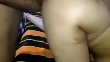 Indian female gives blowjob and gets bonked in self-made porn video