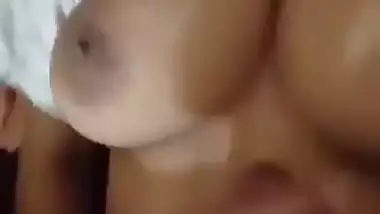 Sexy Gf Taking Cum On Boobs