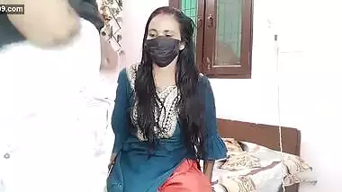 Desi Aunty invited her boyfriend to her house and got her pussy ed in Hindi voice