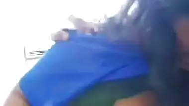 Friend wife sex riding with big boobs showing