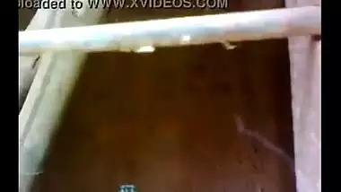Hindisex movie scene of a desi pair enjoying outdoor sex in their new house