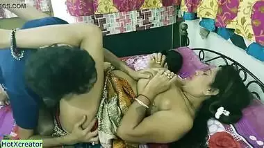 Lustful dude comforts his new Desi stepmom and fucks her XXX pussy