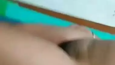 Naked Desi bitch records her huge boobs and XXX spreads her twat