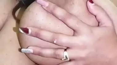 Huge boobs MILF lactating on private cam nude chat