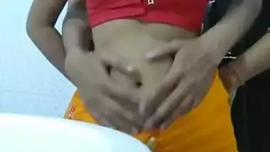 Erotic Desi chick allows boyfriend to hug her and feel up XXX body