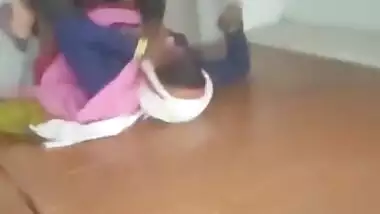 Village aunty boobs press and fucking recorded by other man