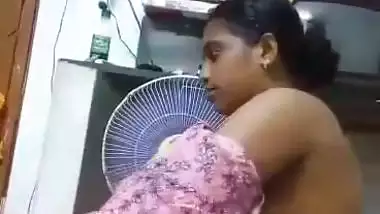 Telugu wife strips nighty and gives blowjob to husband