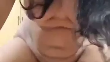 Cute MILF nude fucking husband friend dick mms