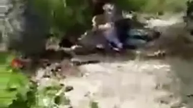 Tamil school girl fuck outdoor as real slut and caught on cam. Desi mms