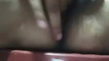 Village wife selfie naked boobs and hairy pussy show