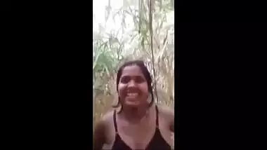 Desi couple records sex video during which boy plays with GF's XXX tits