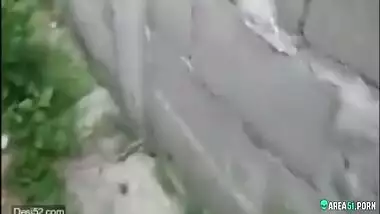 Outdoor sexy school Tamil girl caught has sex with BF, Desi mms sex