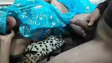 Desi chick can seduce anyone into oral sex and even XXX chudai friend