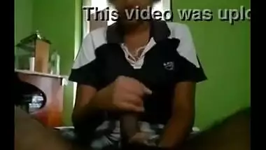 Pleasant legal age teenager sees and 10-pounder gives a tugjob for the 1st time