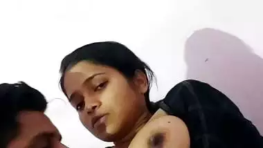Smoking Bengali girl big boobs sucking by lover