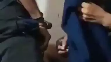 Village girl’s first blowjob MMS with her horny cousin