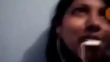 Cute Lankan Girl Showing Her Boobs and Pussy on Video call Part 1