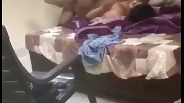 Cuckold husband watches his cheating wife fucking