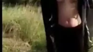 Lewd school girl pussy flash walk in public outdoor In park. Desi hot mms