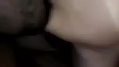 Man kisses and squeezes Desi spouse's XXX tits for homemade MMS clip