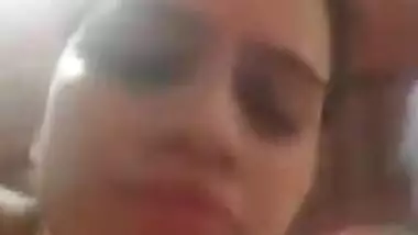 Tired Desi woman can finally take off dress and focus on the porn video