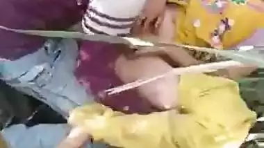 Desi village randi fucking and sucking outdoor with young guys and clear Hindi audio part 2