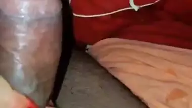 Marathi wife blowjob with cleavage show in nighty
