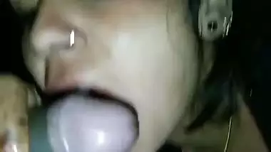 Lonely Bhabhi gives a desi blowjob to her Devar