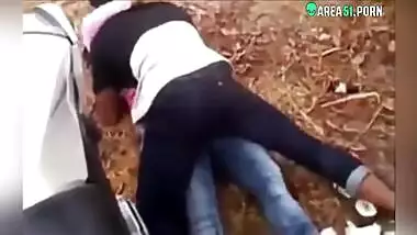Cheating Desi wife caught moaning as she is fucked outdoor, mms sex leak