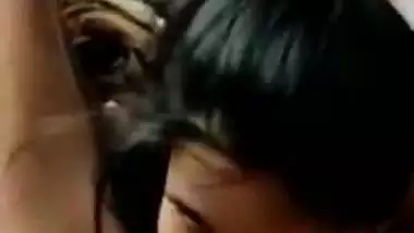 An 18-year-old girl sucks a dick and shoots her blowjob MMS