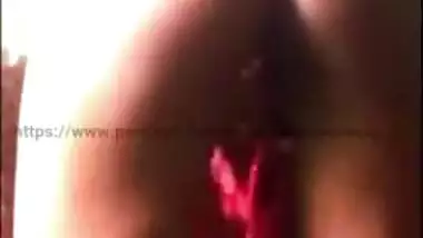 Indian aunty shown her Dirty ass hole for stepson සිංහල in Video chat चाची का काला बट