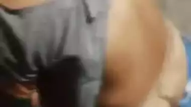 Mature Desi XXX couple takes their home sex video in the garage MMS