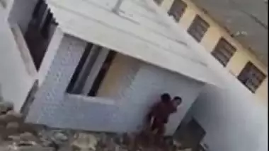 Unsatisfied aunty is caught fucking outdoor with brother of hubby, Desi mms