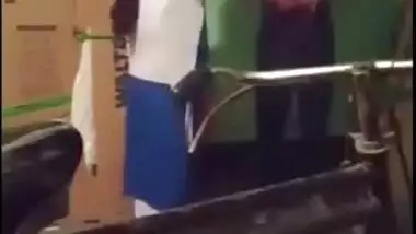 Desi MMS sex - teacher fuck coed In the warehouse for good grades