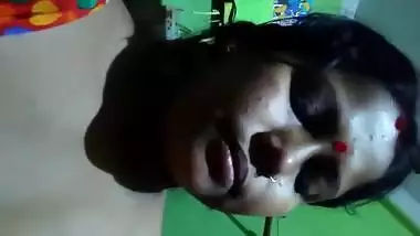 Natural Desi mature shows tits with big XXX nipples for her admirer