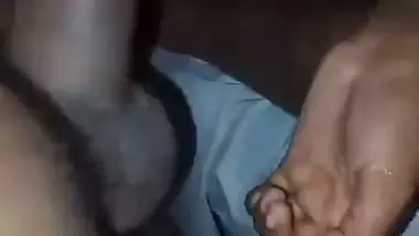 Horny girl naked sucking dick of lover in hotel room