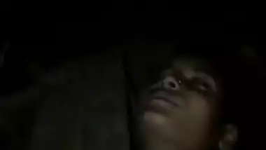 Desi tries to hide XXX body parts as boyfriend captures her in the nude