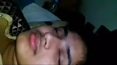 Mallu teen outdoor sex video of a hot girl with sexy tits.