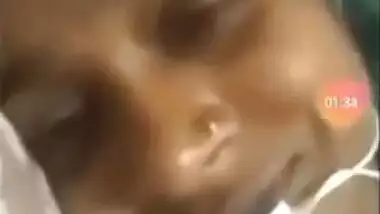 Desi wench with nose piercing brings some porn in the video call