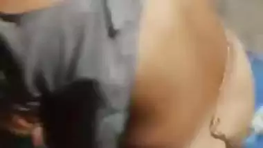 Mature Desi XXX couple takes their home sex video in the garage MMS