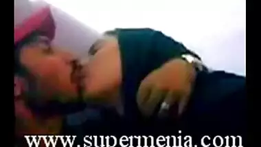 lovers kissing so hot in a privete home