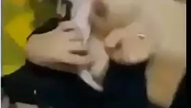 Guy records his Pakistani porn while fucking his hijabi GF