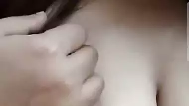 Chubby tanker wife boobs showing at night to lover