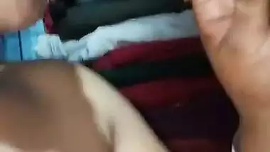 Desi wife mouth fucking with cum filled in the end